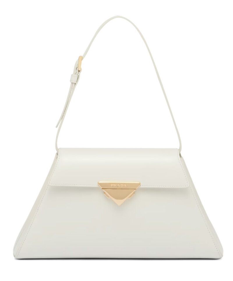Prada Medium Brushed Leather Handbag 1BD343